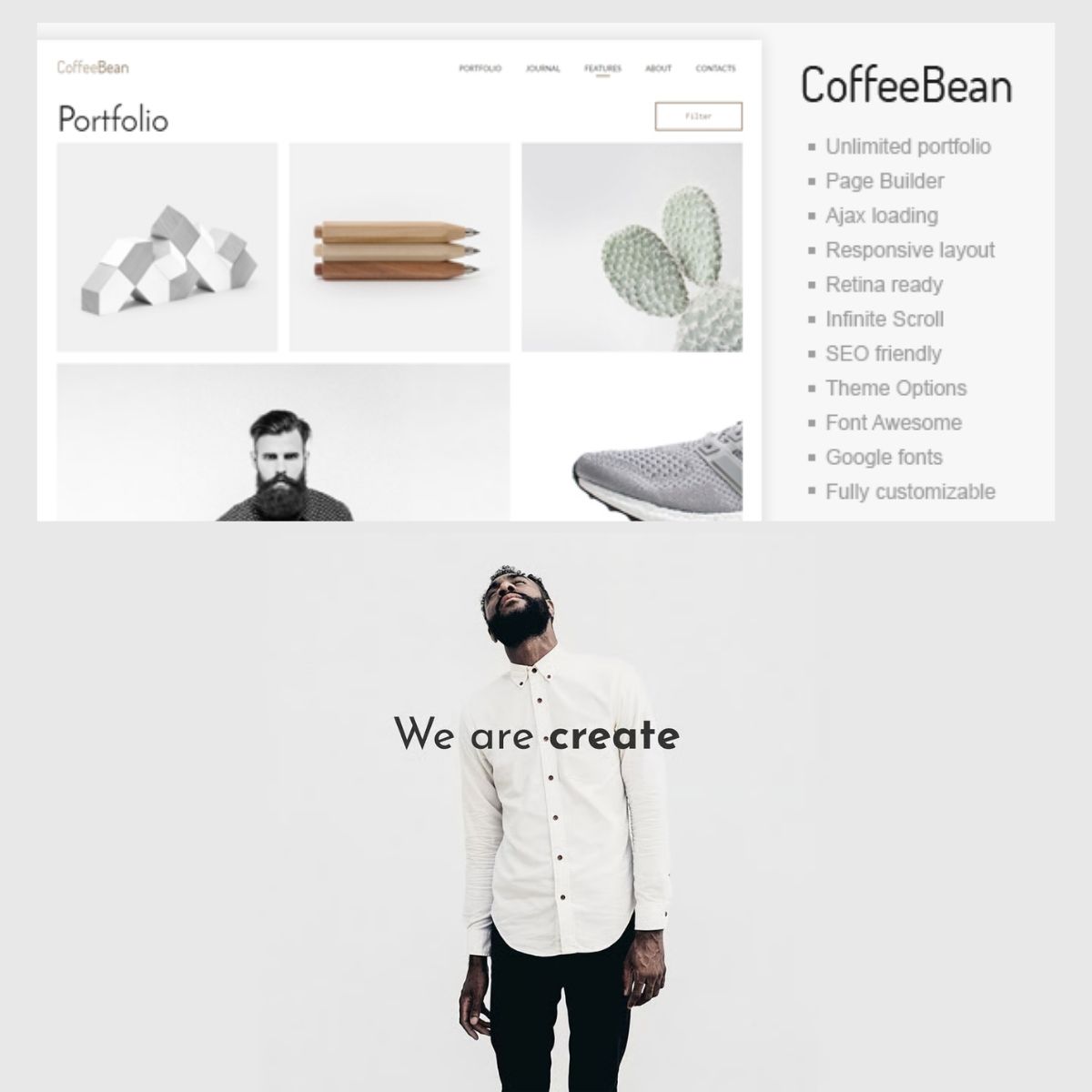 CoffeeBean - Portfolio and Blogging WordPress Theme CoffeeBean - Portfolio and Blogging WordPress Theme