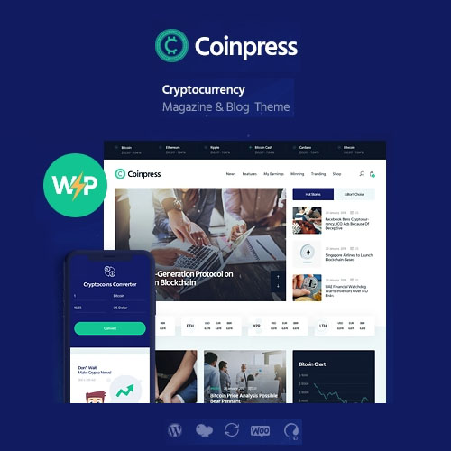 Coinpress | ICO Cryptocurrency Magazine & Blog WordPress Theme Coinpress | ICO Cryptocurrency Magazine & Blog WordPress Theme