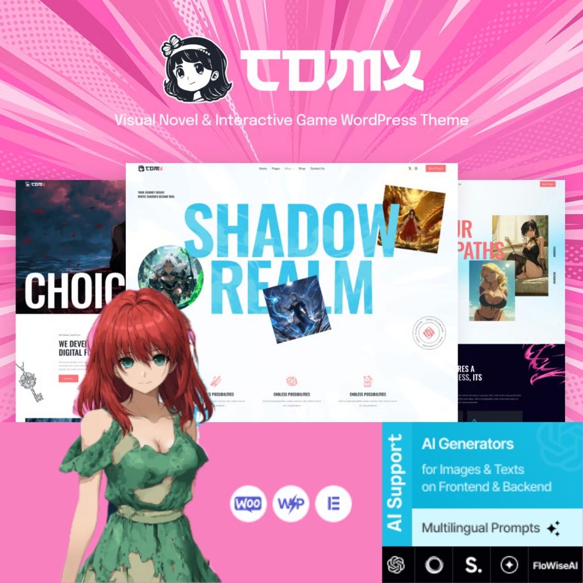 ComX - Visual Novel & Interactive Game WordPress Theme ComX - Visual Novel & Interactive Game WordPress Theme