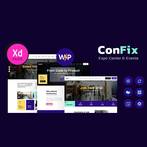 ConFix - Expo & Events WordPress Theme ConFix - Expo & Events WordPress Theme