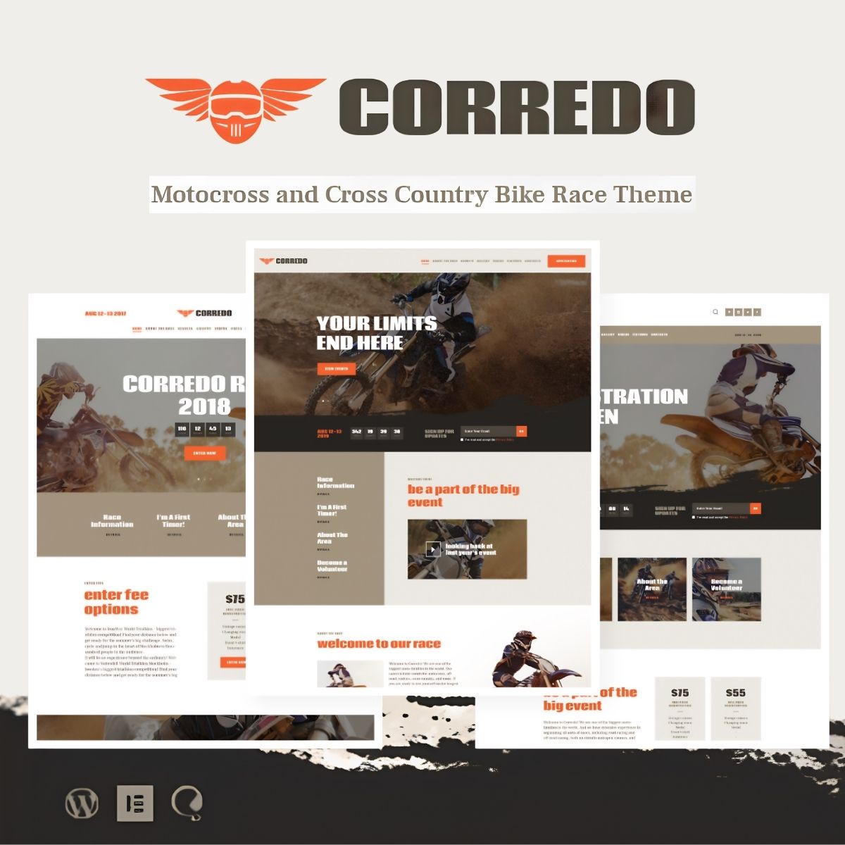 Corredo | Motorcycle & Bike Race Sports WordPress Theme Corredo | Motorcycle & Bike Race Sports WordPress Theme