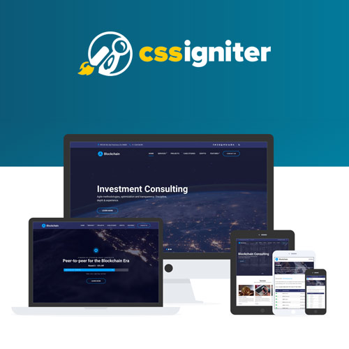 CSS Igniter Blockchain WordPress Theme CSS Igniter Blockchain WordPress Theme
