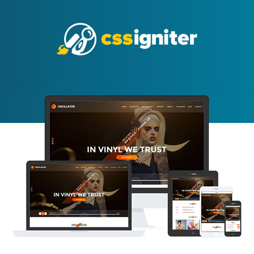 CSS Igniter Oscillator WordPress Theme CSS Igniter Oscillator WordPress Theme