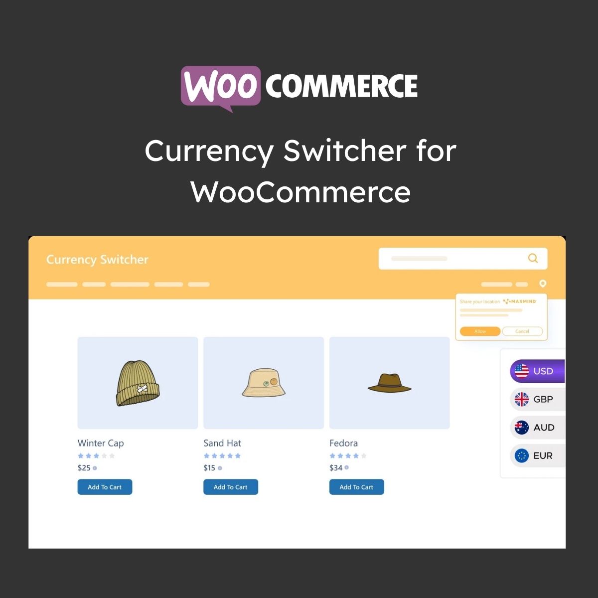 Currency Switcher for WooCommerce Currency Switcher for WooCommerce