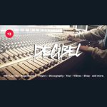 Decibel - Professional Music WordPress Theme