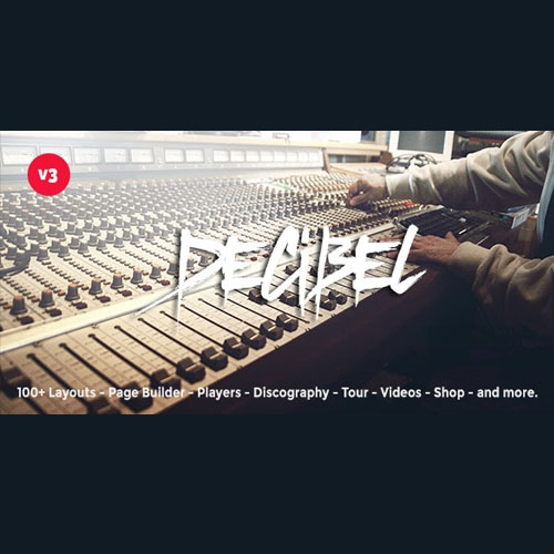 Decibel - Professional Music WordPress Theme Decibel - Professional Music WordPress Theme