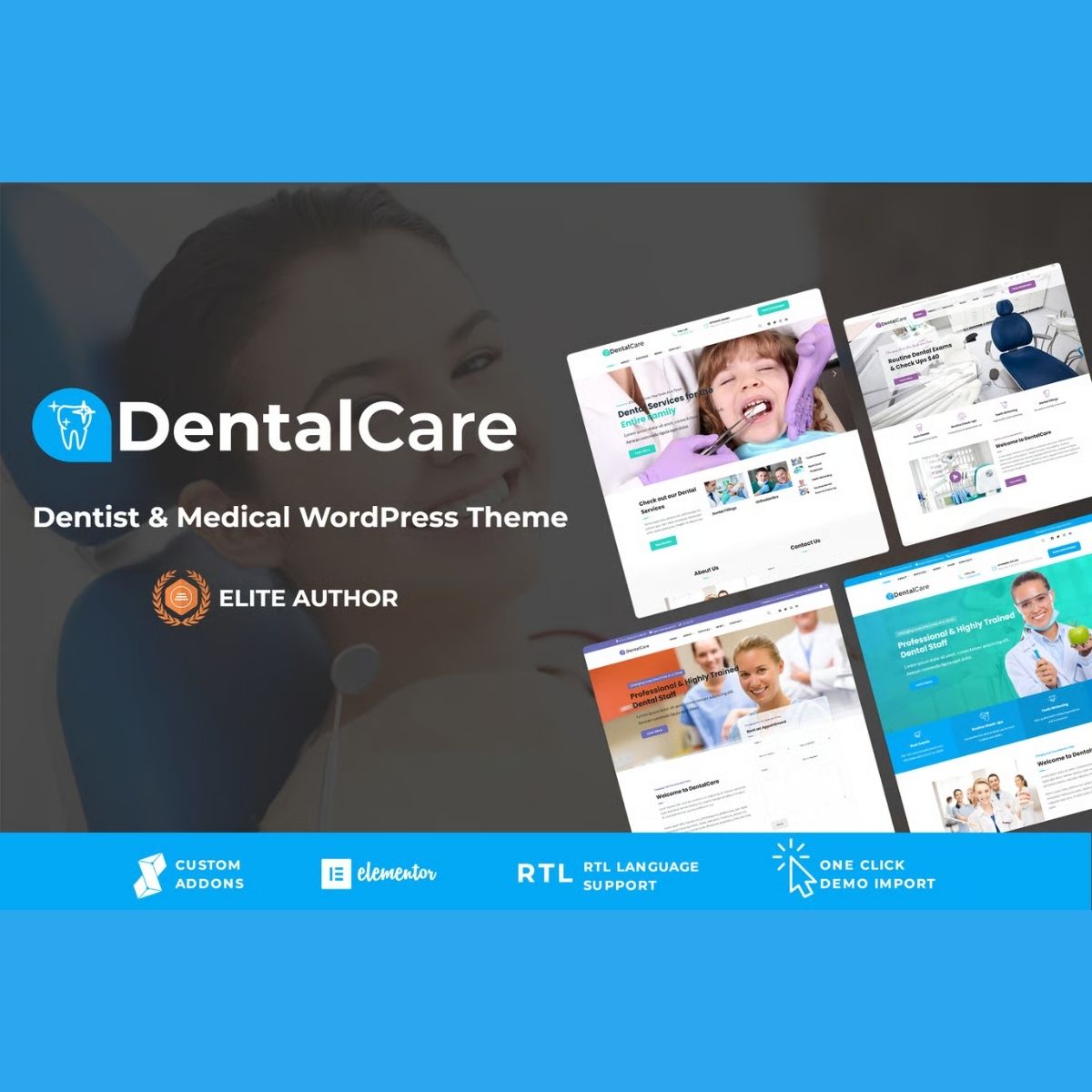 Dental Care - Dentist & Medical WordPress Theme Dental Care - Dentist & Medical WordPress Theme