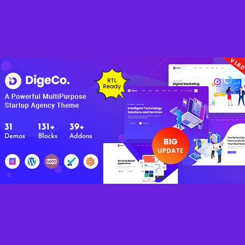 Digeco – Startup Agency WordPress Theme Digeco – Startup Agency WordPress Theme
