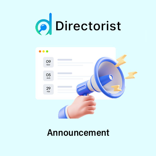 Directorist Announcement Directorist Announcement