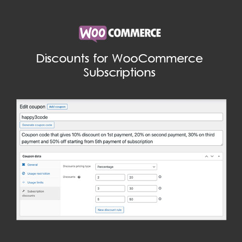 Discounts for WooCommerce Subscriptions Discounts for WooCommerce Subscriptions
