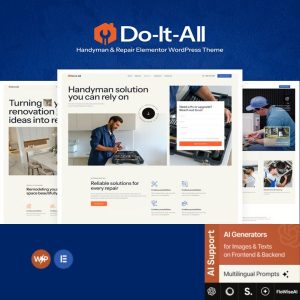 Do-It-All - Handyman & Repair Elementor WordPress Theme