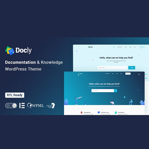 Docly - Documentation And Knowledge Base WordPress Theme with bbPress Helpdesk Forum Docly - Documentation And Knowledge Base WordPress Theme with bbPress Helpdesk Forum