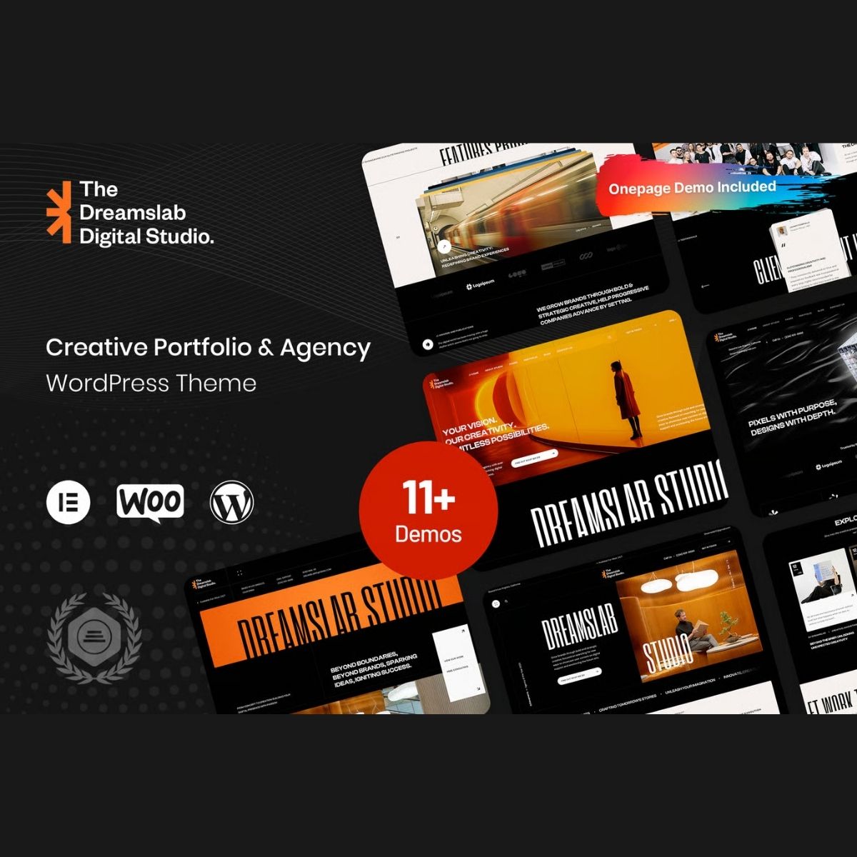 Dreamslab - Creative Portfolio & Agency WordPress Theme Dreamslab - Creative Portfolio & Agency WordPress Theme