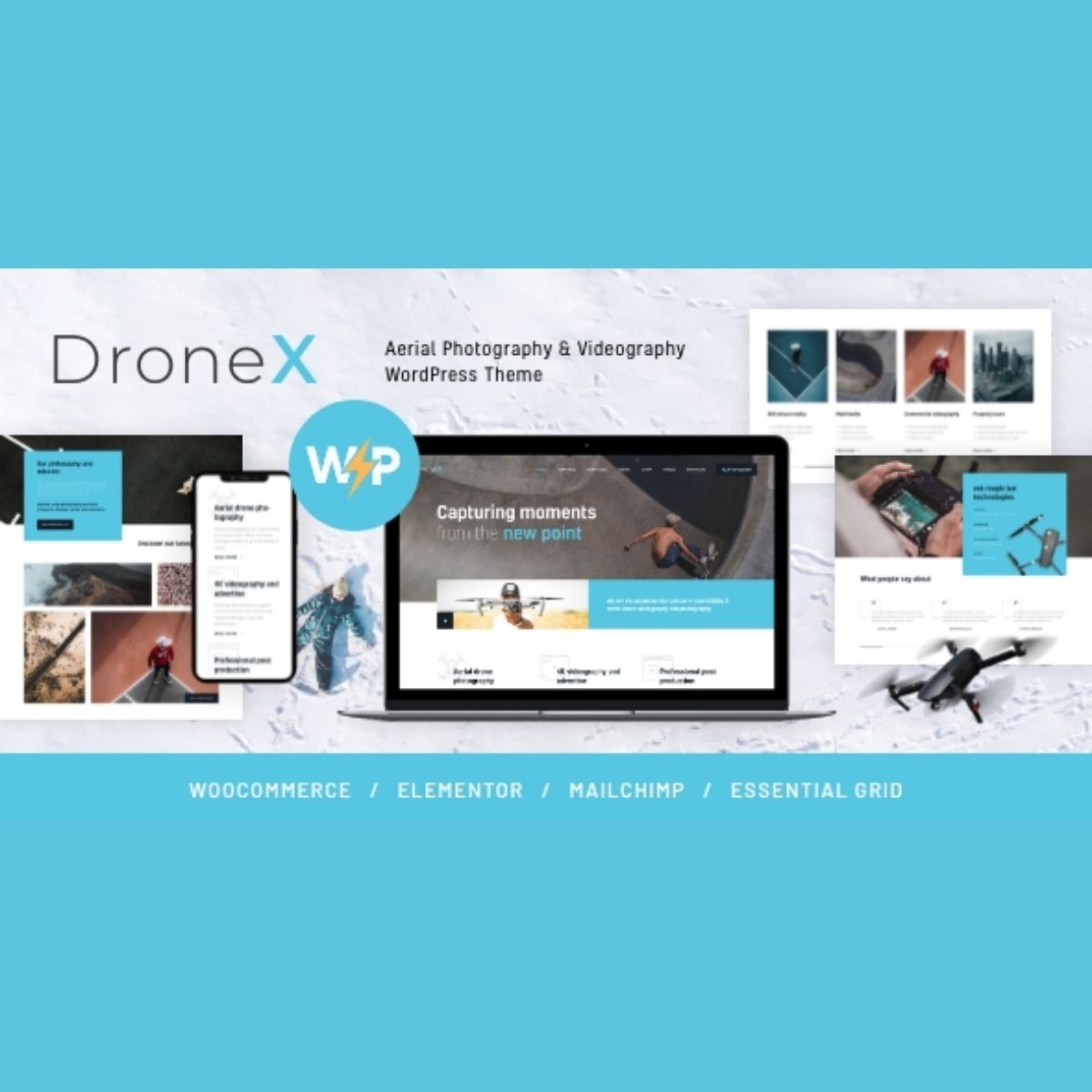 DroneX | Aerial Photography & Videography WordPress Theme DroneX | Aerial Photography & Videography WordPress Theme