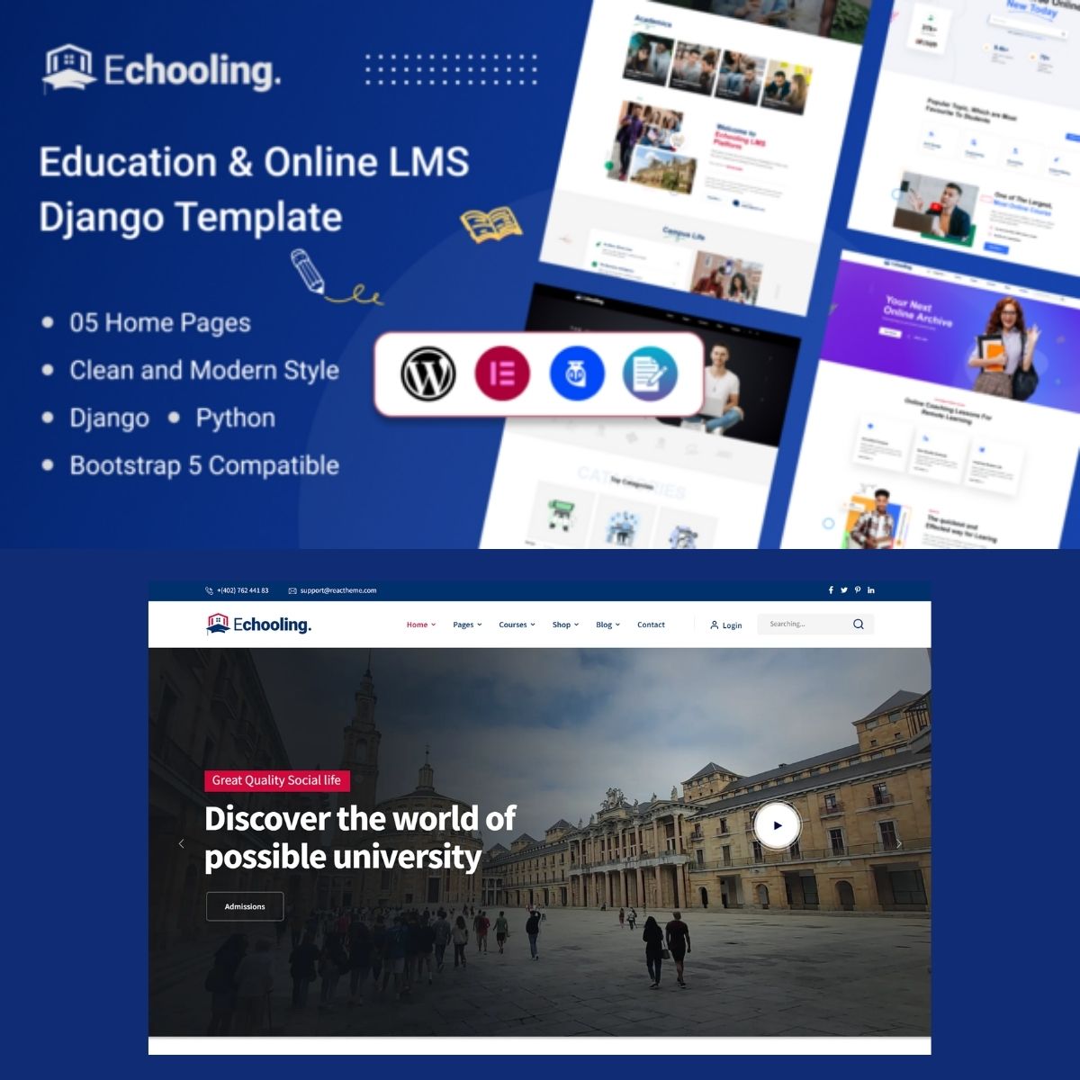 Echooling - Education WordPress Theme Echooling - Education WordPress Theme