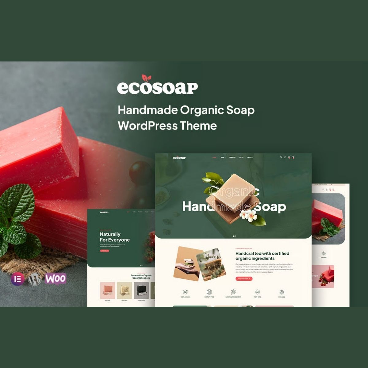 Ecosoap - Handmade Organic Soap WordPress Theme Ecosoap - Handmade Organic Soap WordPress Theme
