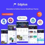 Edplus - Education & Online Course WordPress Theme + RTL