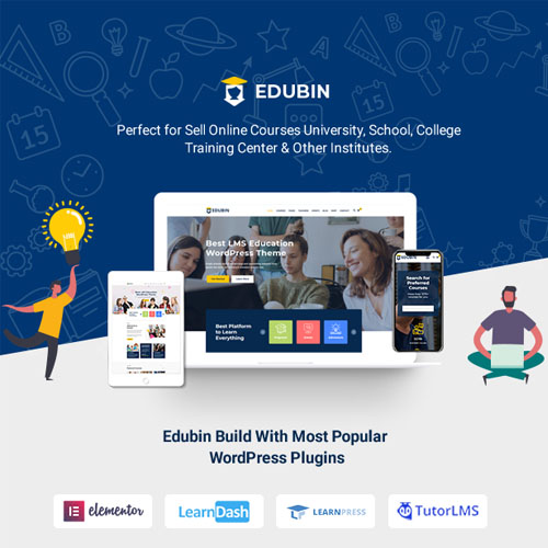 Edubin - Education WordPress Theme Edubin - Education WordPress Theme