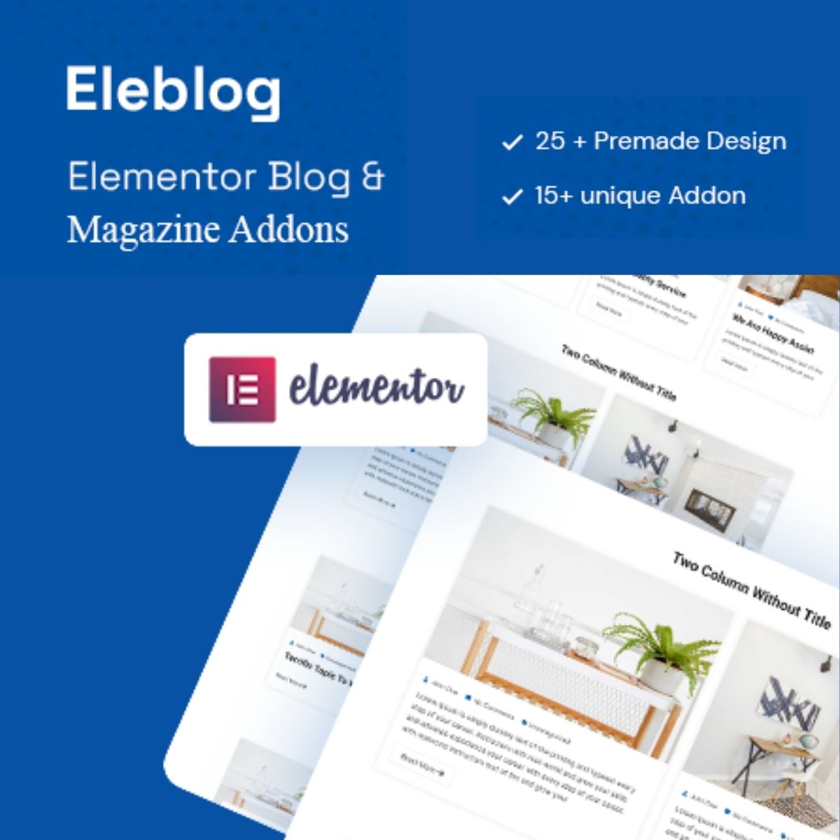 Eleblog - Elementor Magazine and Blog Addons Eleblog - Elementor Magazine and Blog Addons