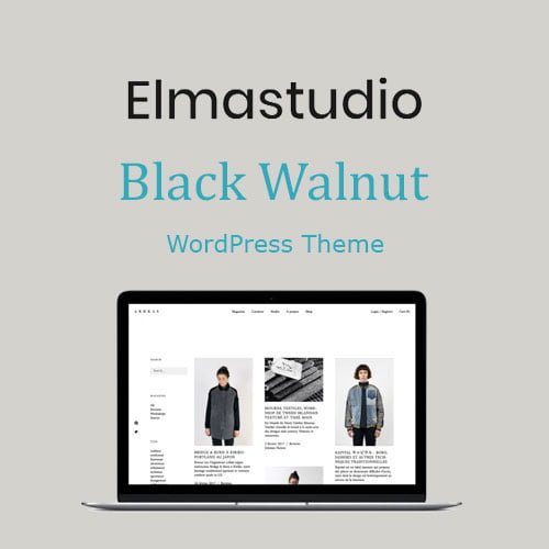 ElmaStudio Black Walnut WordPress Theme ElmaStudio Black Walnut WordPress Theme