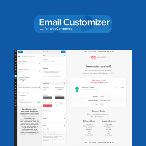 Email Customizer for WooCommerce Email Customizer for WooCommerce