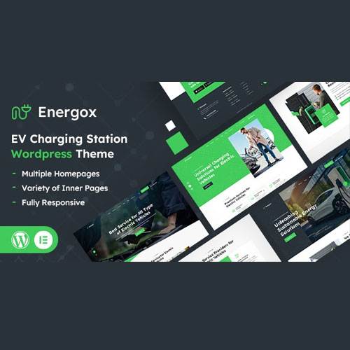 Energox | EV Charging Station WordPress Theme Energox | EV Charging Station WordPress Theme