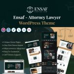Ensaf - Attorney Lawyer WordPress Theme