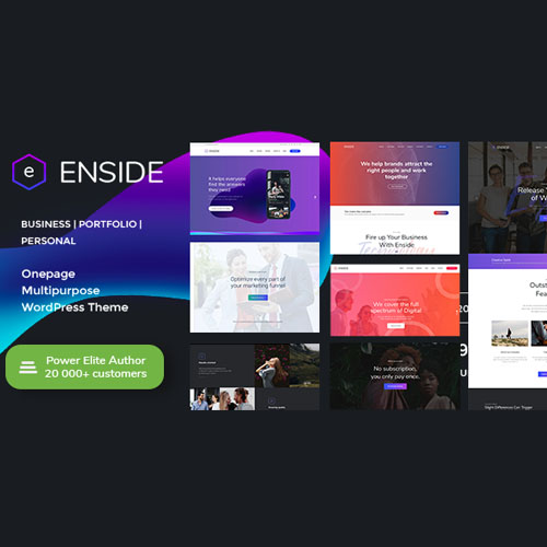 Enside - Multipurpose Onepage Landing Page WordPress Theme Enside - Multipurpose Onepage Landing Page WordPress Theme