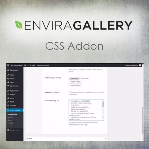 Envira Gallery - CSS Addon Envira Gallery - CSS Addon