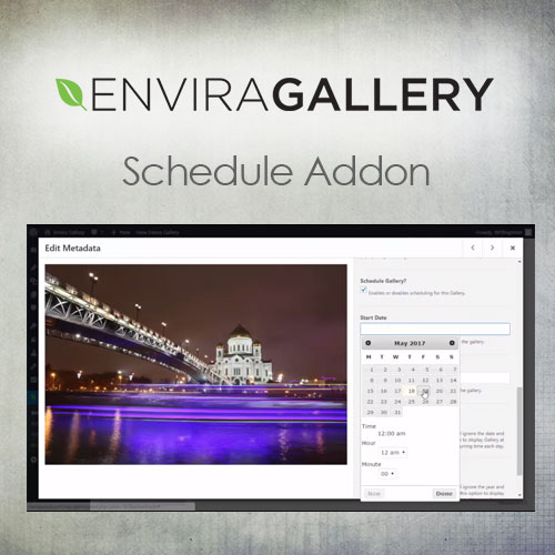 Envira Gallery - Schedule Addon Envira Gallery - Schedule Addon