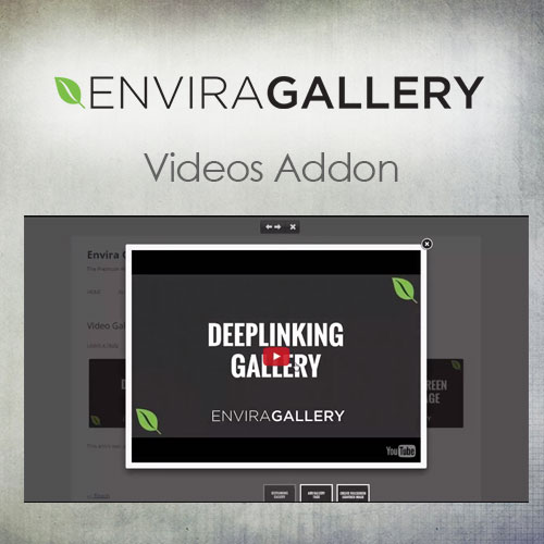 Envira Gallery - Videos Addon Envira Gallery - Videos Addon