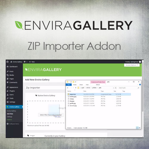 Envira Gallery - ZIP Importer Addon Envira Gallery - ZIP Importer Addon