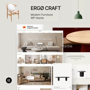 ErgoCraft – Furniture Shop WordPress Theme