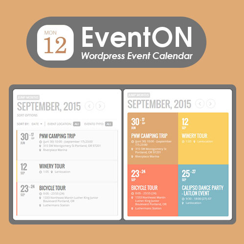 EventOn - WordPress Event Calendar Plugin EventOn - WordPress Event Calendar Plugin