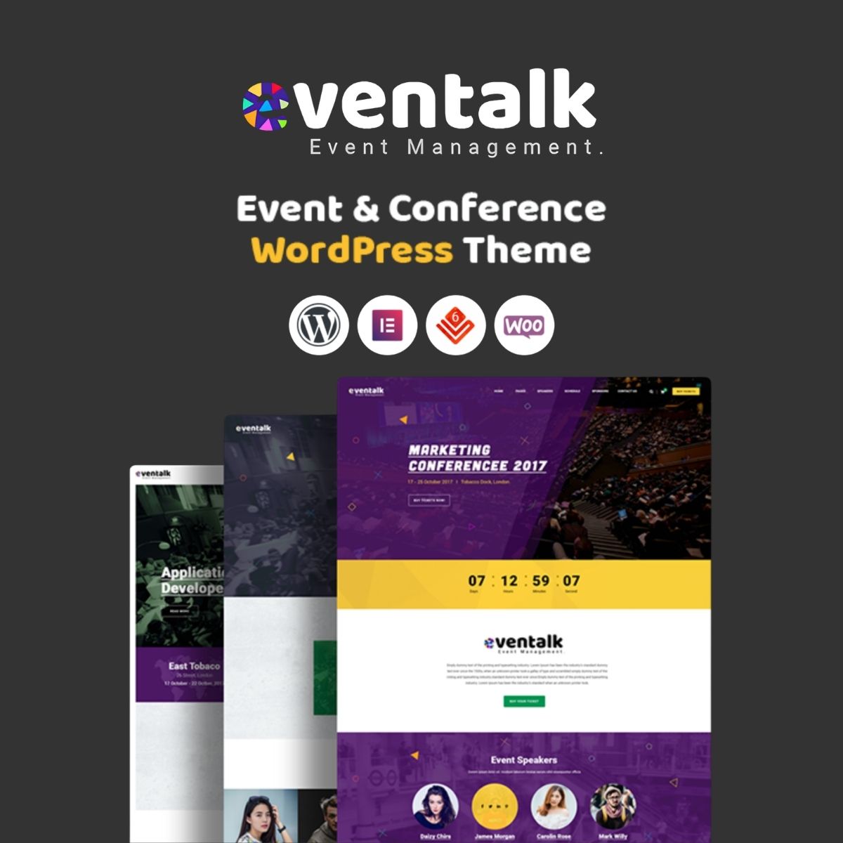 EvnTalk - Event Conference WordPress Theme EvnTalk - Event Conference WordPress Theme