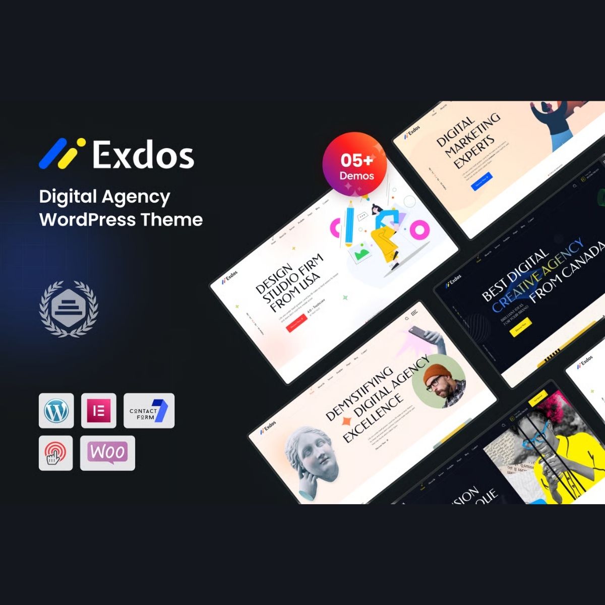 Exdos - Digital Agency WordPress Theme Exdos - Digital Agency WordPress Theme