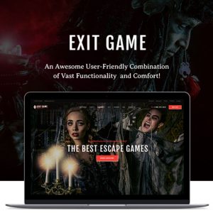 Exit Game | Escape Room & Quest Secret WordPress Theme