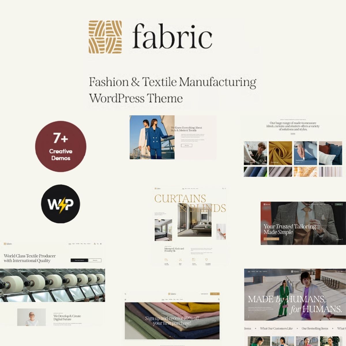 Fabric - Fashion & Textile Manufacturing Theme Fabric - Fashion & Textile Manufacturing Theme