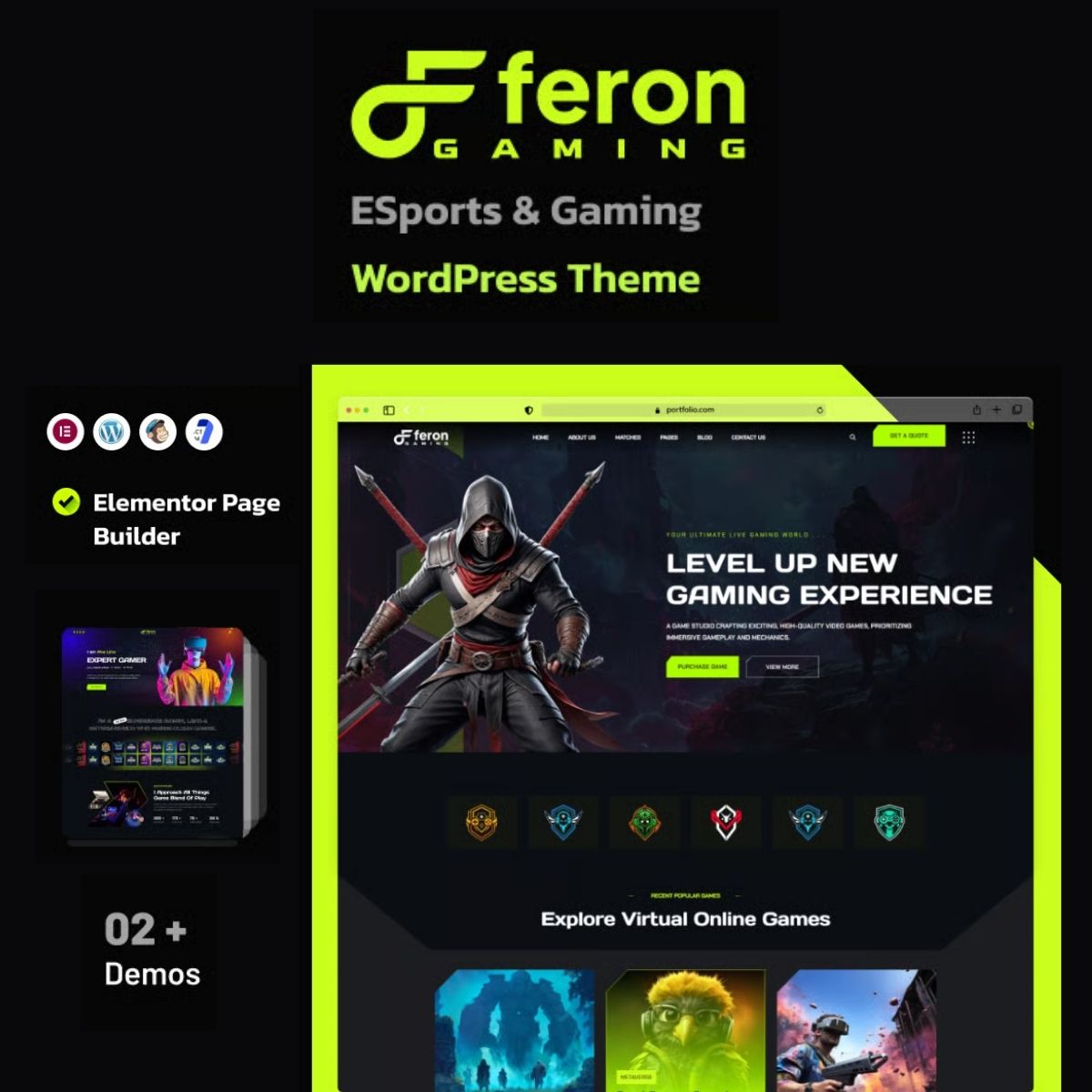 Feron – eSports and Gaming WordPress Theme Feron – eSports and Gaming WordPress Theme