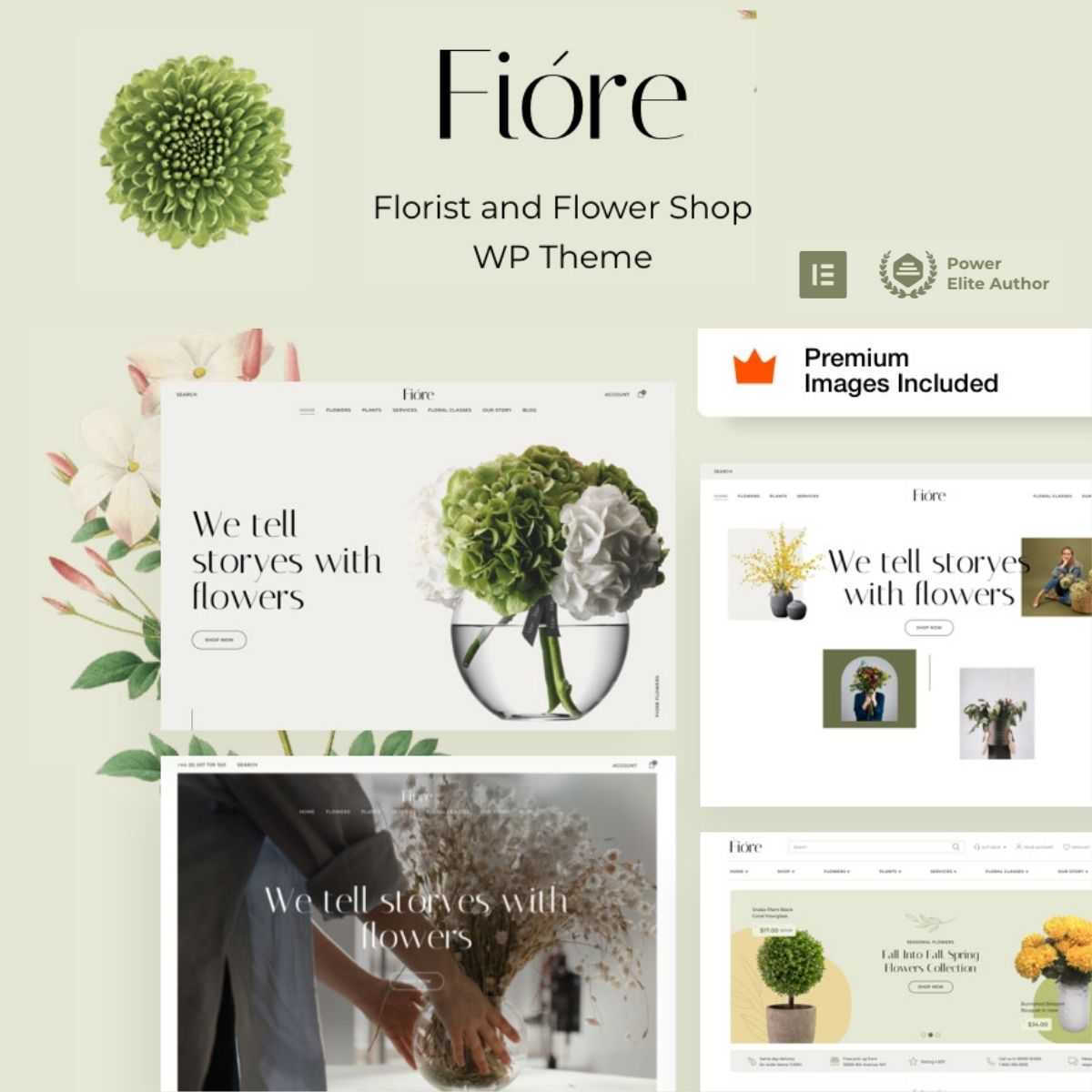 Fiore - Flower Shop Florist Ecommerce WordPress Theme Fiore - Flower Shop Florist Ecommerce WordPress Theme