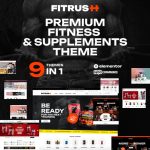 Fitrush - Fitness and Health Supplements WordPress Theme