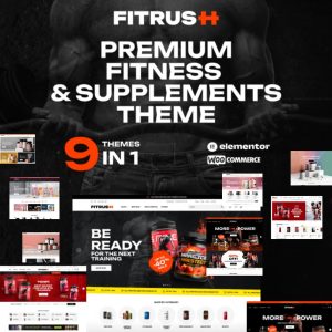 Fitrush - Fitness and Health Supplements WordPress Theme