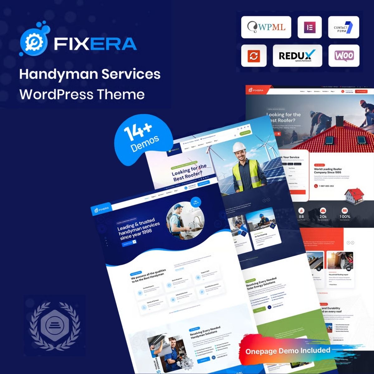 Fixera - Handyman Services WordPress Theme Fixera - Handyman Services WordPress Theme