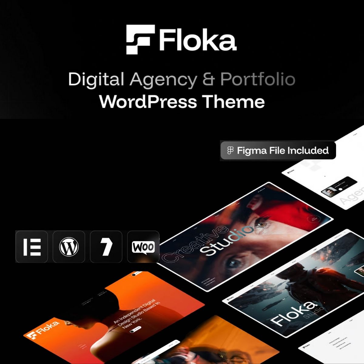 Floka - Digital Agency & Portfolio WordPress Theme Floka - Digital Agency & Portfolio WordPress Theme