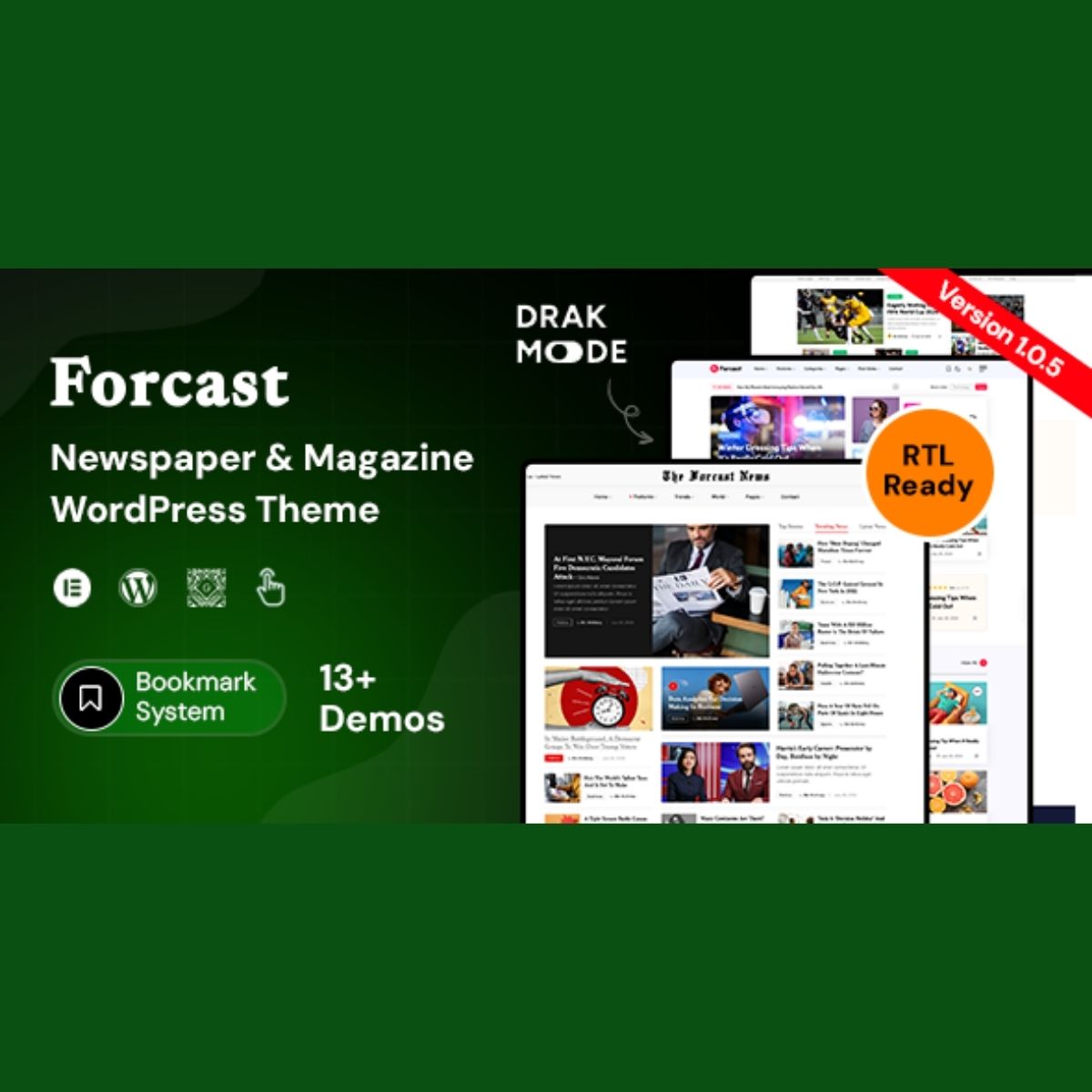 Forcast - Newspaper & Magazine Theme Forcast - Newspaper & Magazine Theme