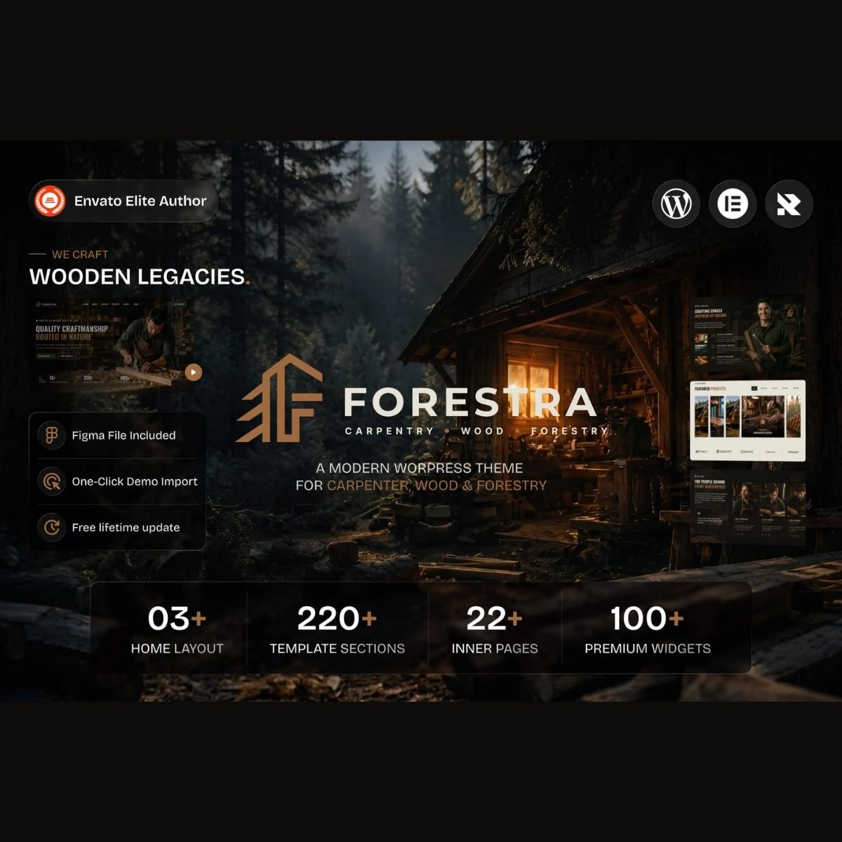 Forestra - Carpenter, Wood & Forestry WordPress Theme Forestra - Carpenter, Wood & Forestry WordPress Theme