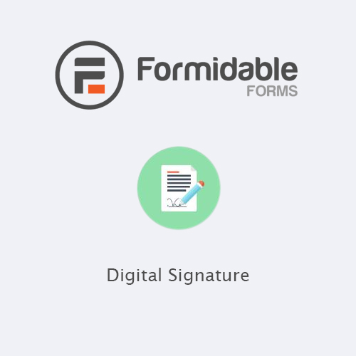 Formidable Forms - Digital Signature Formidable Forms - Digital Signature