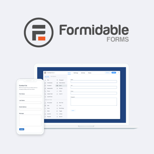 Formidable Forms Pro - WordPress Form Builder Plugin Formidable Forms Pro - WordPress Form Builder Plugin