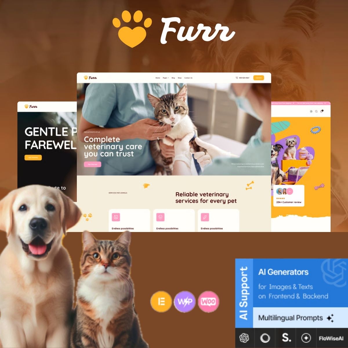 Furr - Veterinary & Pet Shop WordPress Theme Furr - Veterinary & Pet Shop WordPress Theme