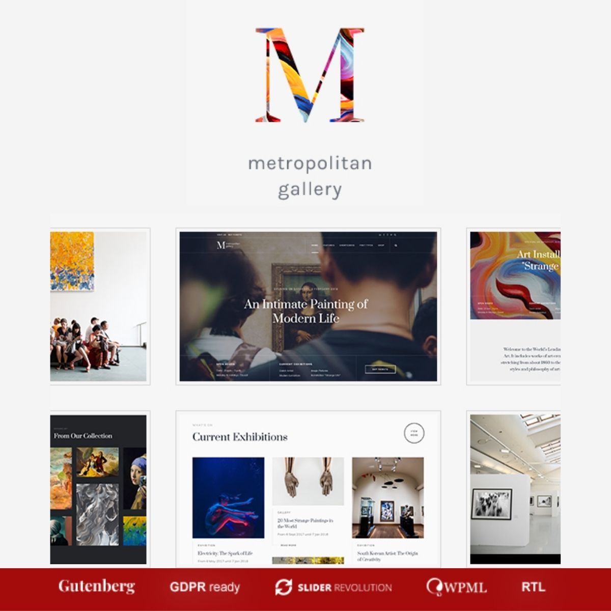 Galleria Metropolia - Art Museum & Exhibition Gallery Theme Galleria Metropolia - Art Museum & Exhibition Gallery Theme